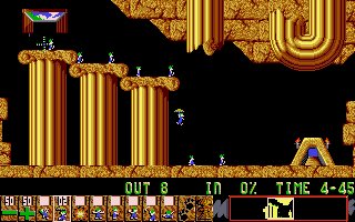 Lemmings - DOS - Floaters.png