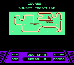 Rad Racer - NES - Course Map.png