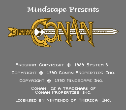 Conan - NES - Title Screen.png