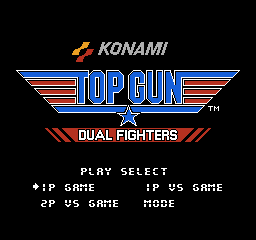 Top Gun - Dual Fighters - FC - Title Screen.png