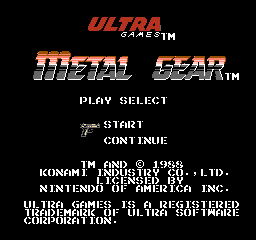 Metal Gear - NES - Title Screen.png