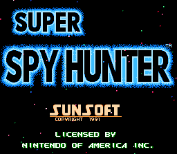 Super Spy Hunter - NES - Title Screen.png