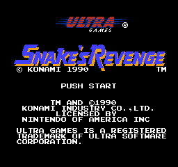 Snakes Revenge - NES - Title.png