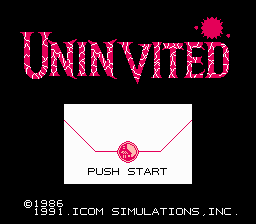 Uninvited - NES - Title.png