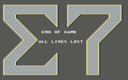Sigma Seven - C64 - Game Over.png
