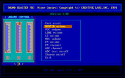 Sound Blaster Pro - DOS - Mixer.png