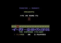 Yie Ar Kung-Fu II - C64 - Main Menu.png