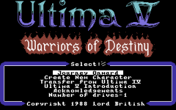 Ultima 5 - C128 - Title.png