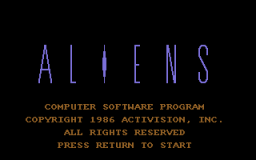 Aliens - USA - C64 - Title Screen.png