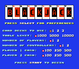 Blackjack - NES - Gameplay 1.png