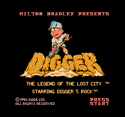 Digger T. Rock - NES - USA Title Screen.png