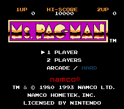Ms. Pac-Man (Namco) - NES - Title Screen.png