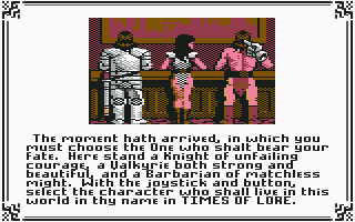 Times of Lore - C64 - Character Selection.png