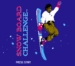 Snowboard Challenge - NES - Title Screen.png