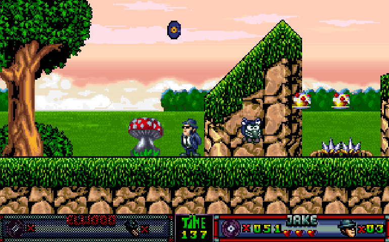 File:The Blues Brothers - Jukebox Adventure - DOS - Gameplay 1.png