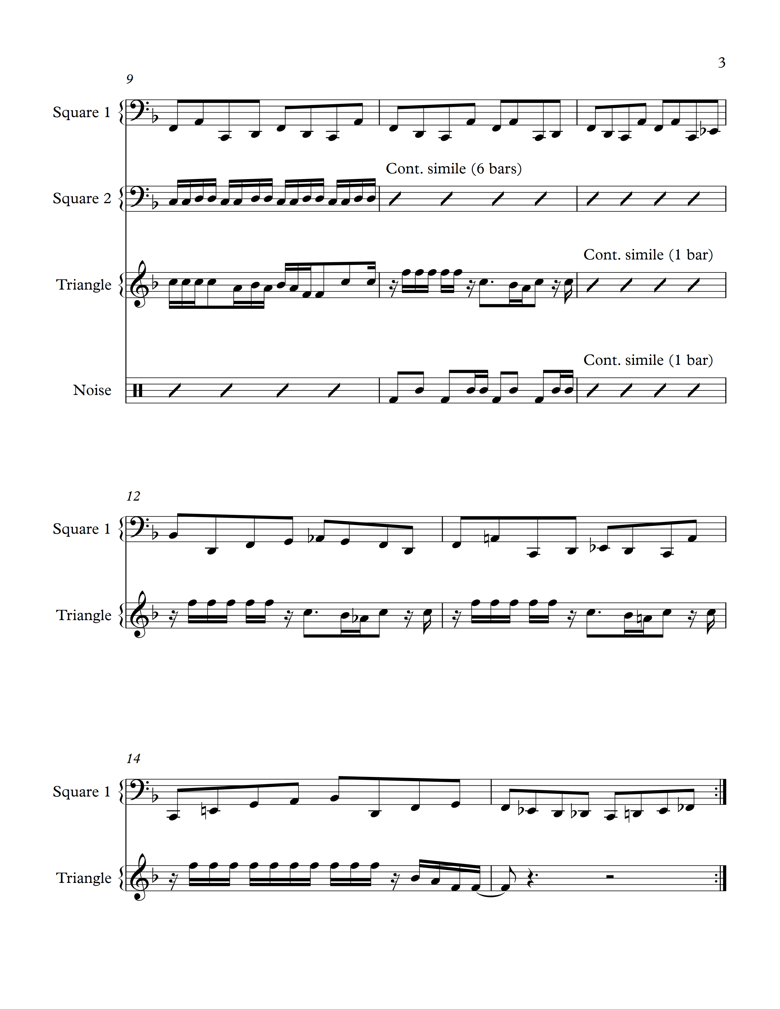 File:Back to the Future - NES - Johnny B. Goode - Sheet Music - 3.png ...