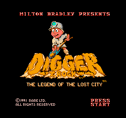 Digger T. Rock - NES - EU Title Screen.png