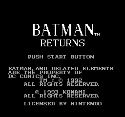 Batman Returns - NES - Title Screen.png