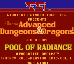 Pool of Radiance - NES - Title.png