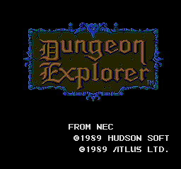 Dungeon Explorer - TG16 - Title.png
