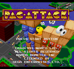 File:Pac-Attack - GEN - Title Screen.png