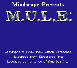 M.U.L.E. - NES - Title Screen.png