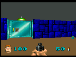 Wolfenstein 3D - JAG - Level 1 Screenshot 1.png