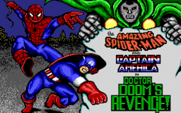 The Amazing Spider-Man and Captain America in Dr. Doom's Revenge - DOS - Title Screen.png