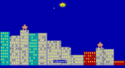 QBasic Gorillas - DOS - Shocked Sun.png