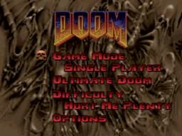 Doom - PS1 - Menu.png