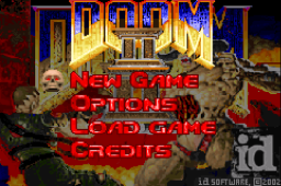 Doom II - GBA - Menu.png