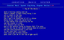 Creative Music System - DOS - Sing.png