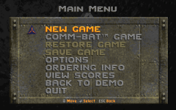 Rise of the Triad - DOS - Menu.png